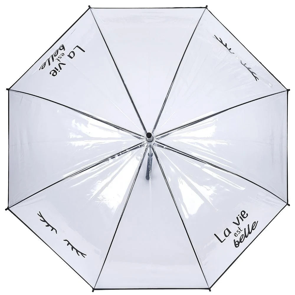 Parapluie imprimé la vie est belle