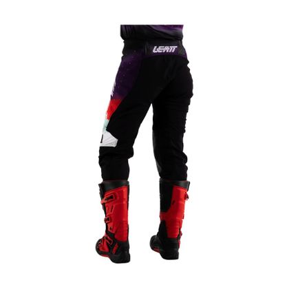 Pantalon cross Leatt 4.5 FEMME 2025 - Rouge / Bleu