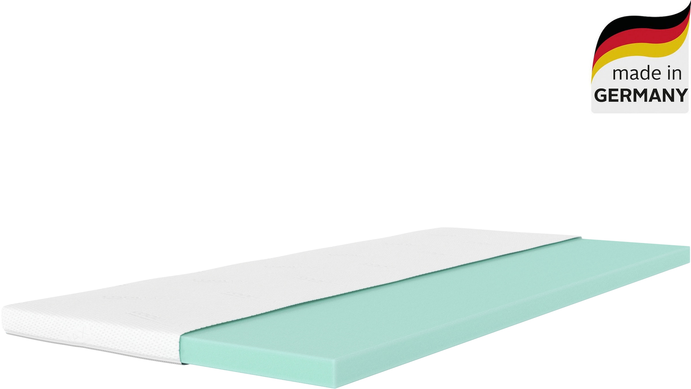 Älgdröm Topper »Belize, Topper 90x200, 140x200, 180x200 cm, in 2 Härtegraden« Matratze, Boxspringbett, Allergiker geeignet (Hausstauballergiker)