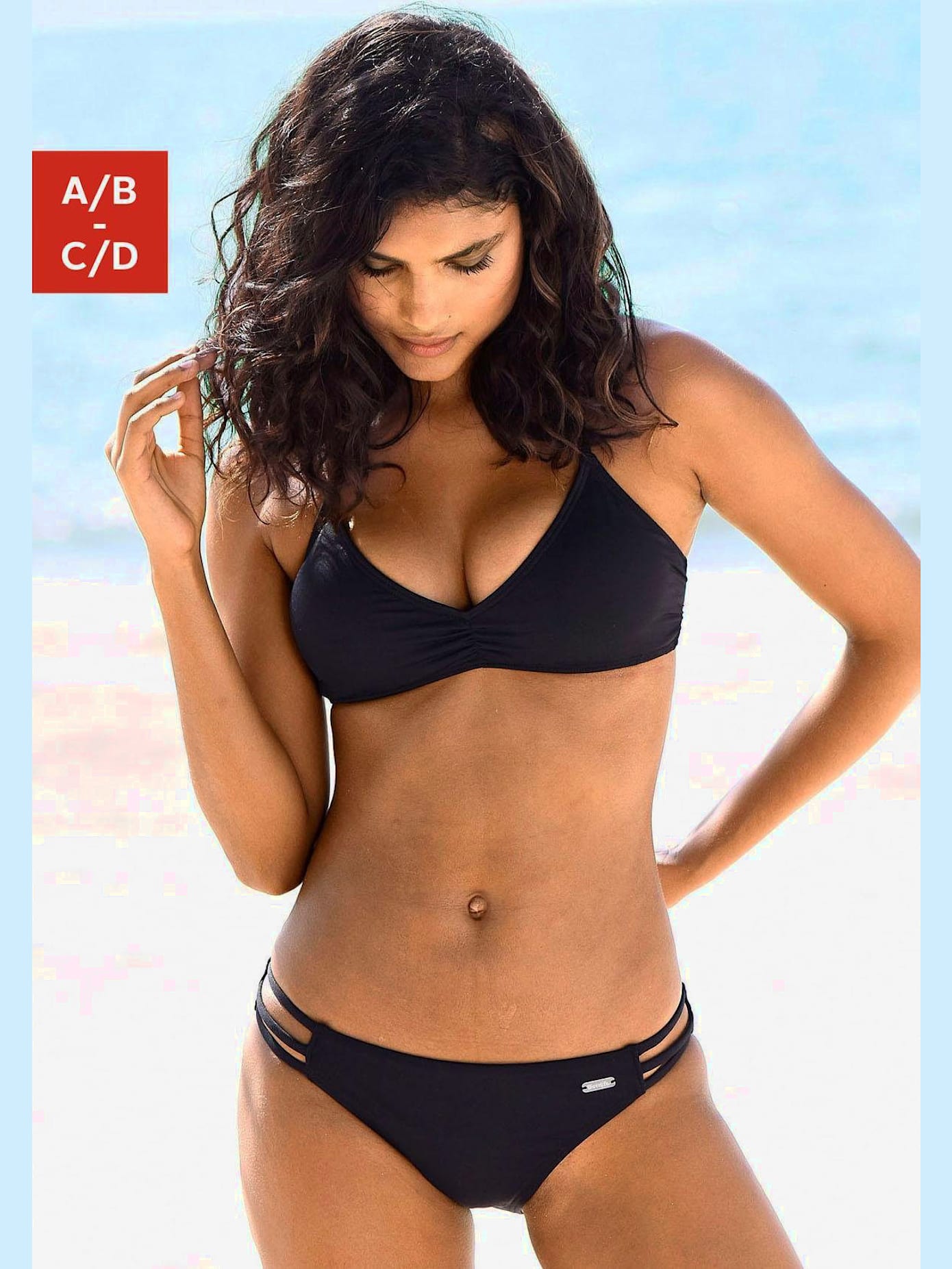 Haut de bikini triangle bonnets amovibles