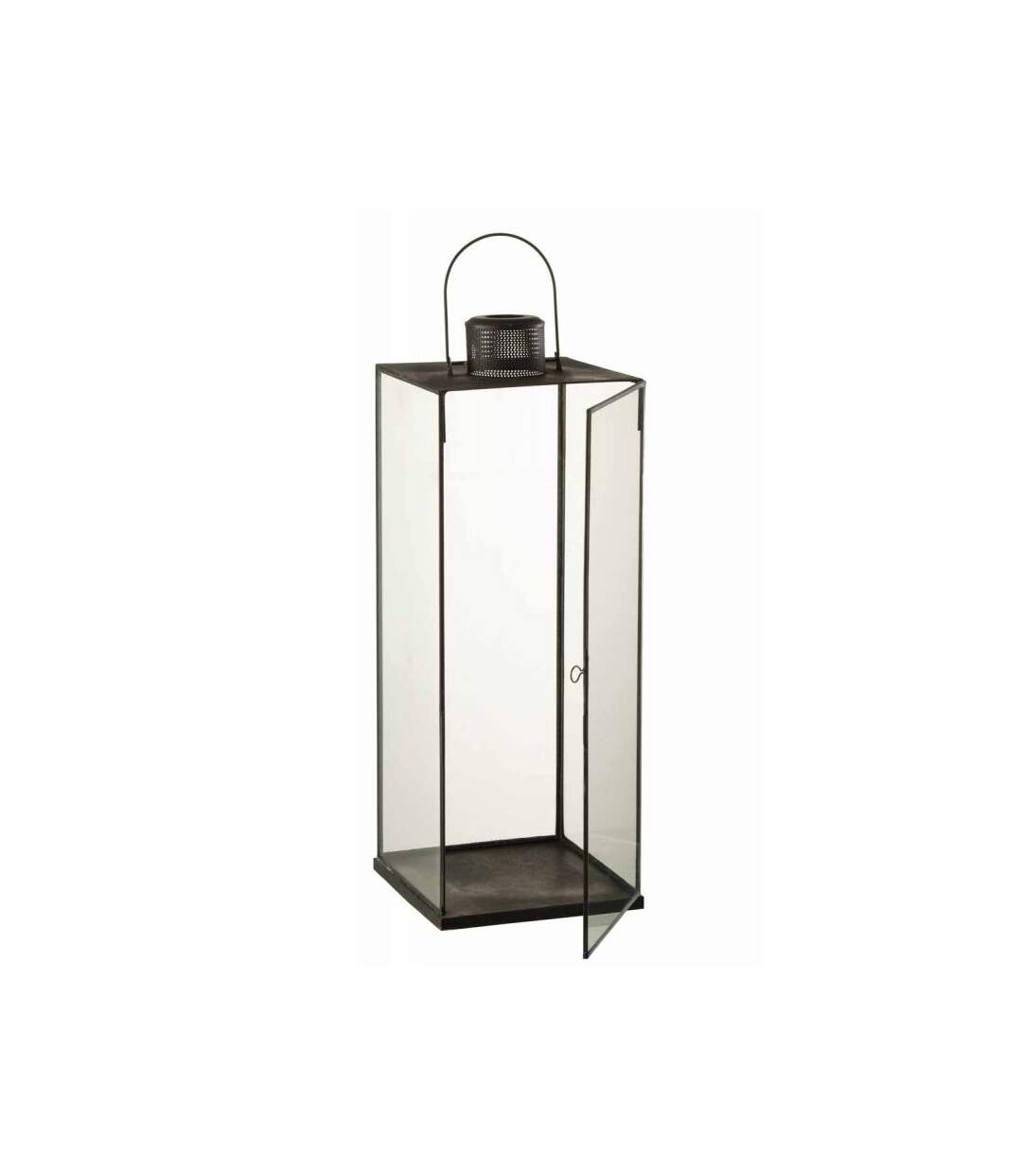 Paris Prix - Lanterne Design En Verre filona 50cm Bronze