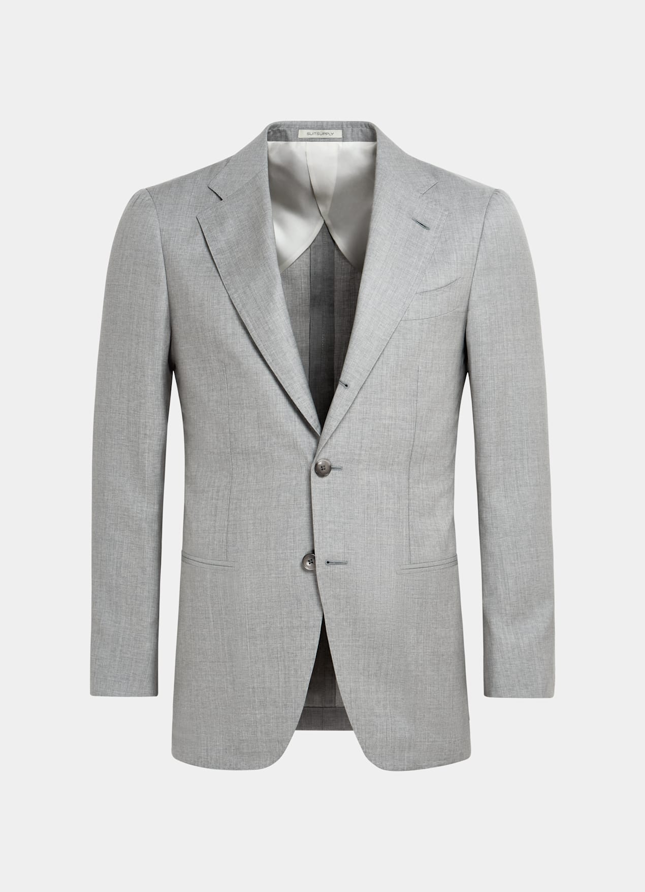 Costume Havana coupe Tailored gris clair
