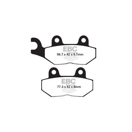 Plaquettes de freins EBC Organique arrière