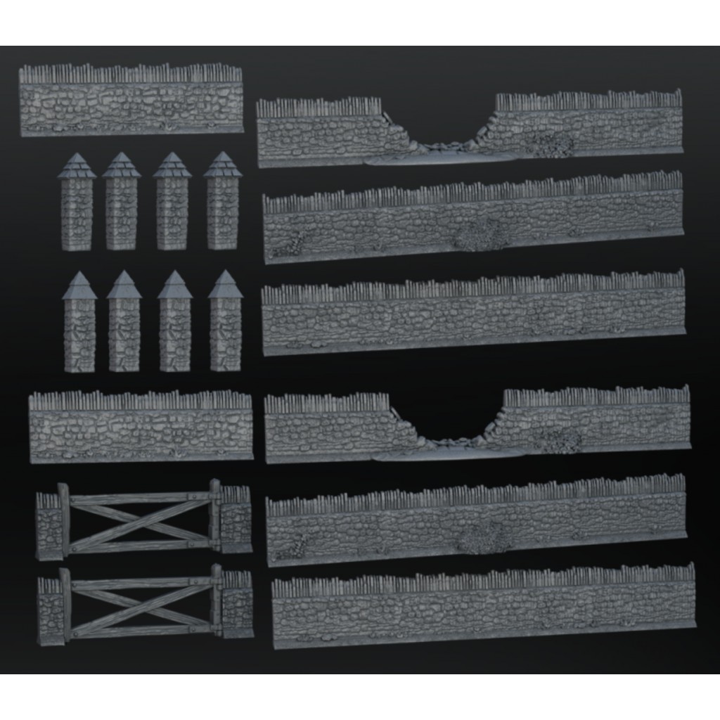 Terrain Crate: Battlefield Walls