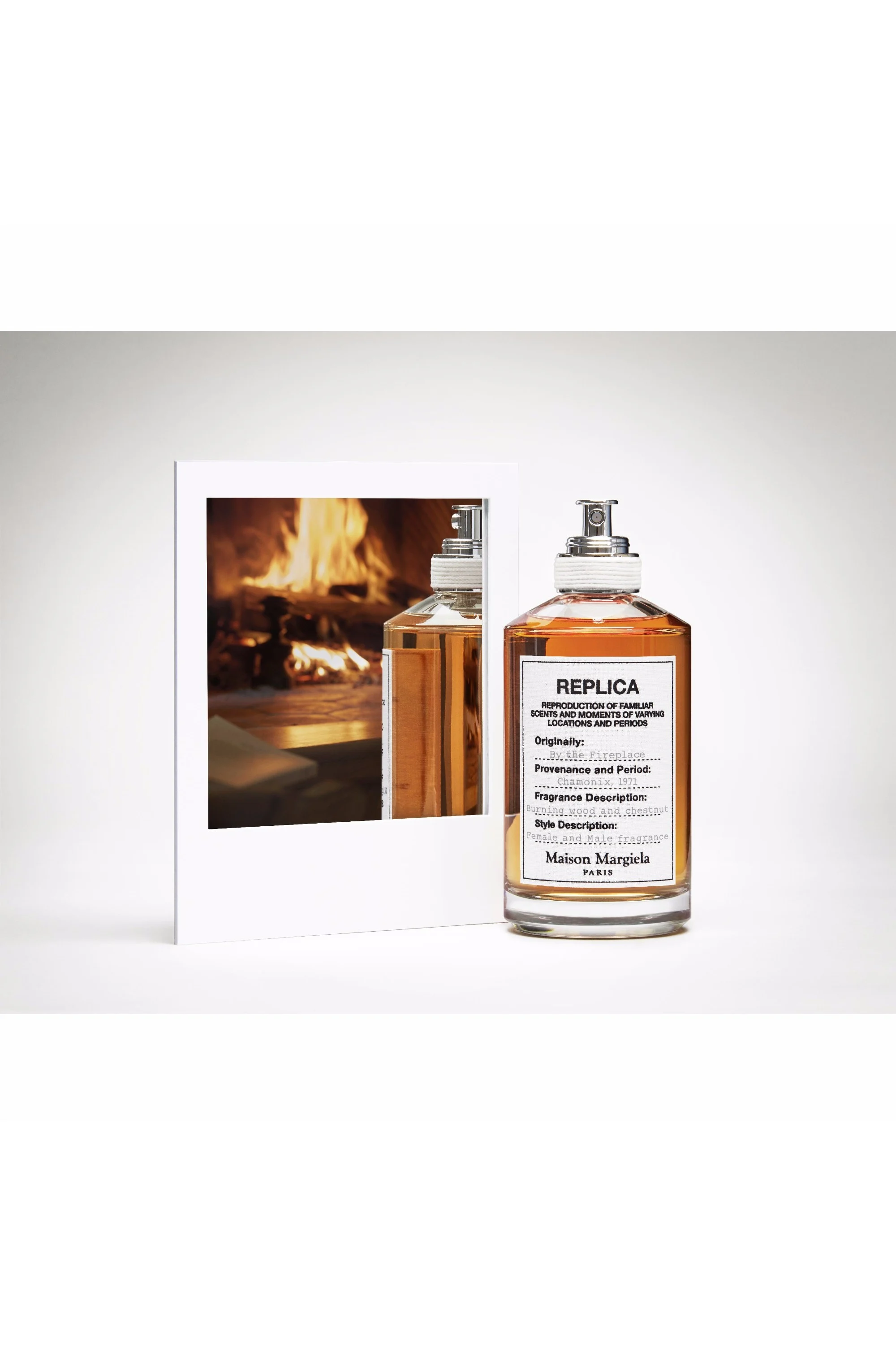 REPLICA BY THE FIREPLACE |