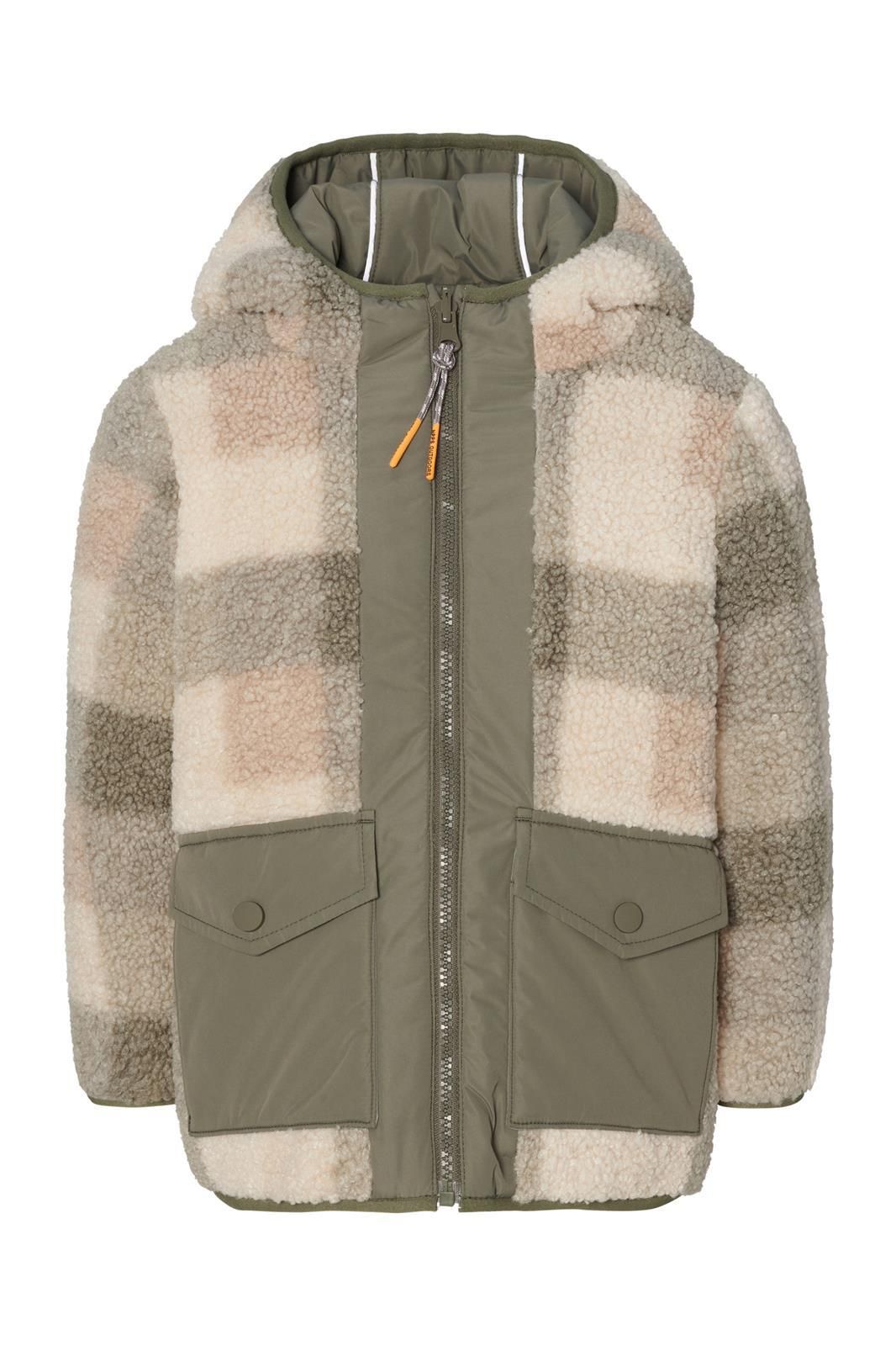 Noppies Kids Winterjas Loja - Reversible - Check Pattern Medium Green