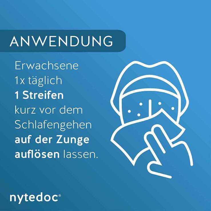 Nytedoc Schlaf akut Melatonin Streifen, 24 St