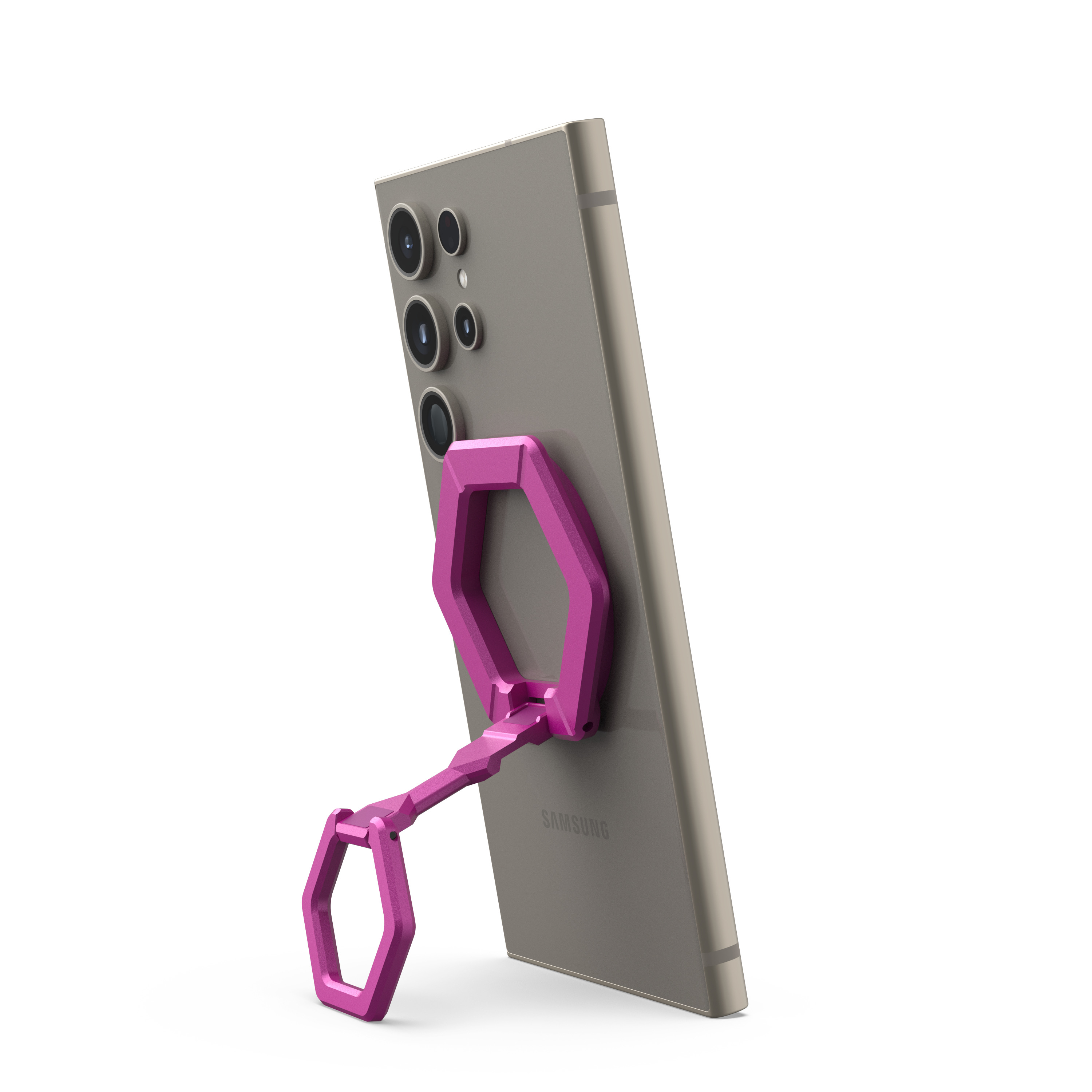 Magnetische MagSafe Finger Griff Ring Halterung 360 Grad (964443119595) - Pink