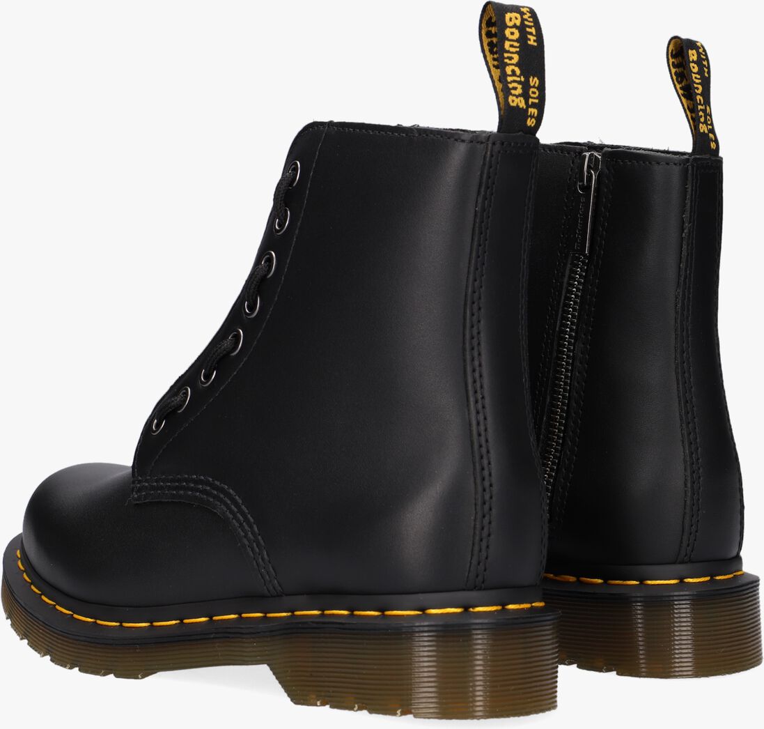 DR MARTENS zwarte dr martens veterboots 1460 pascal front zip