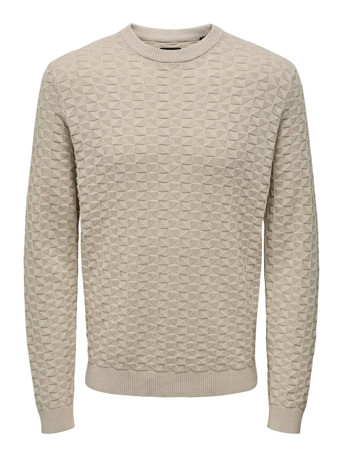 ONSKALLE Pullover Silver Lining
