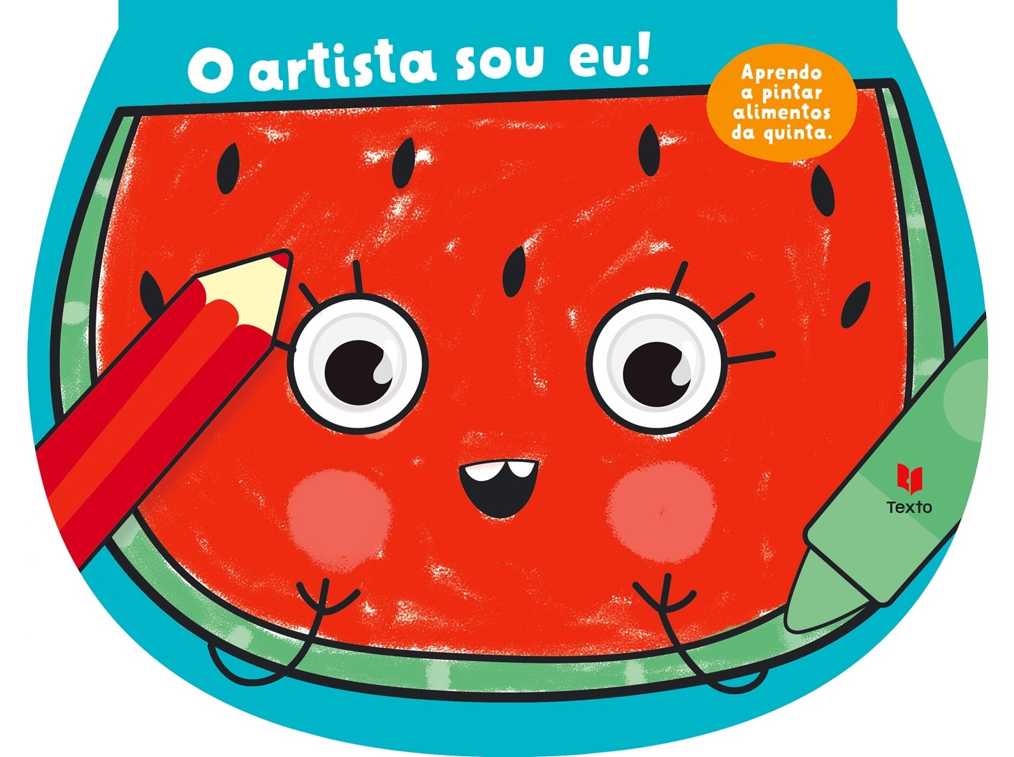 LIVRO O ARTISTA SOU EU! APRENDO A PINTAR ALIMENTOS DA QUINTA