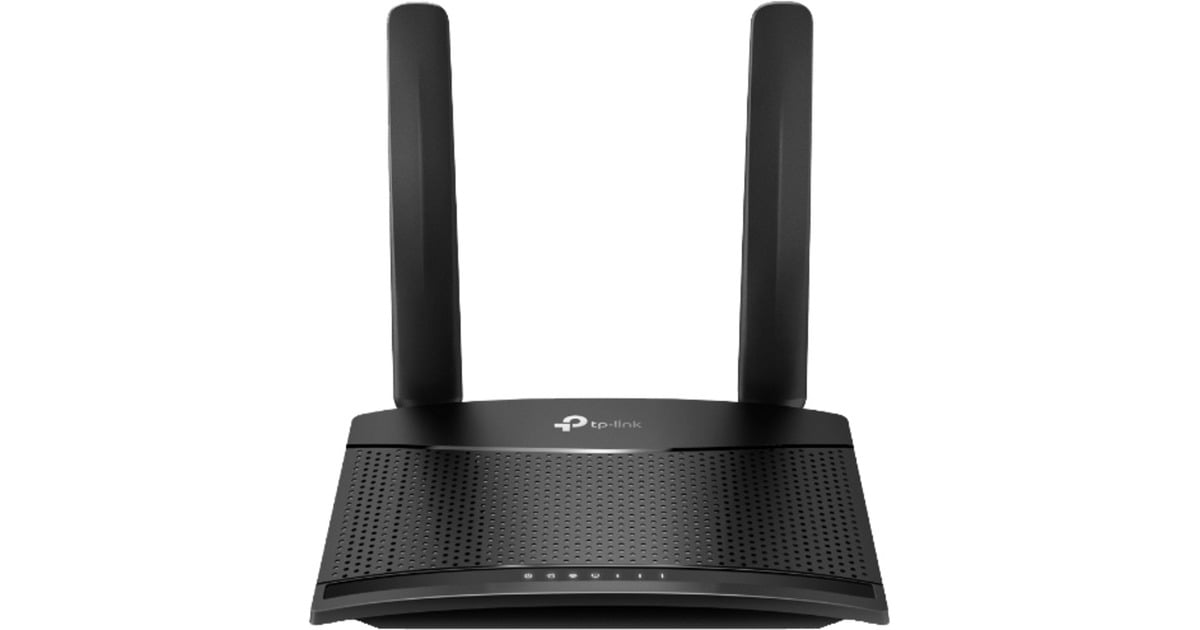 TP-Link300 Mbps Wireless N 4G LTE Router TL-MR100 wlan lte router  (Zwart, micro-SIM | Mifi | zonder accu)