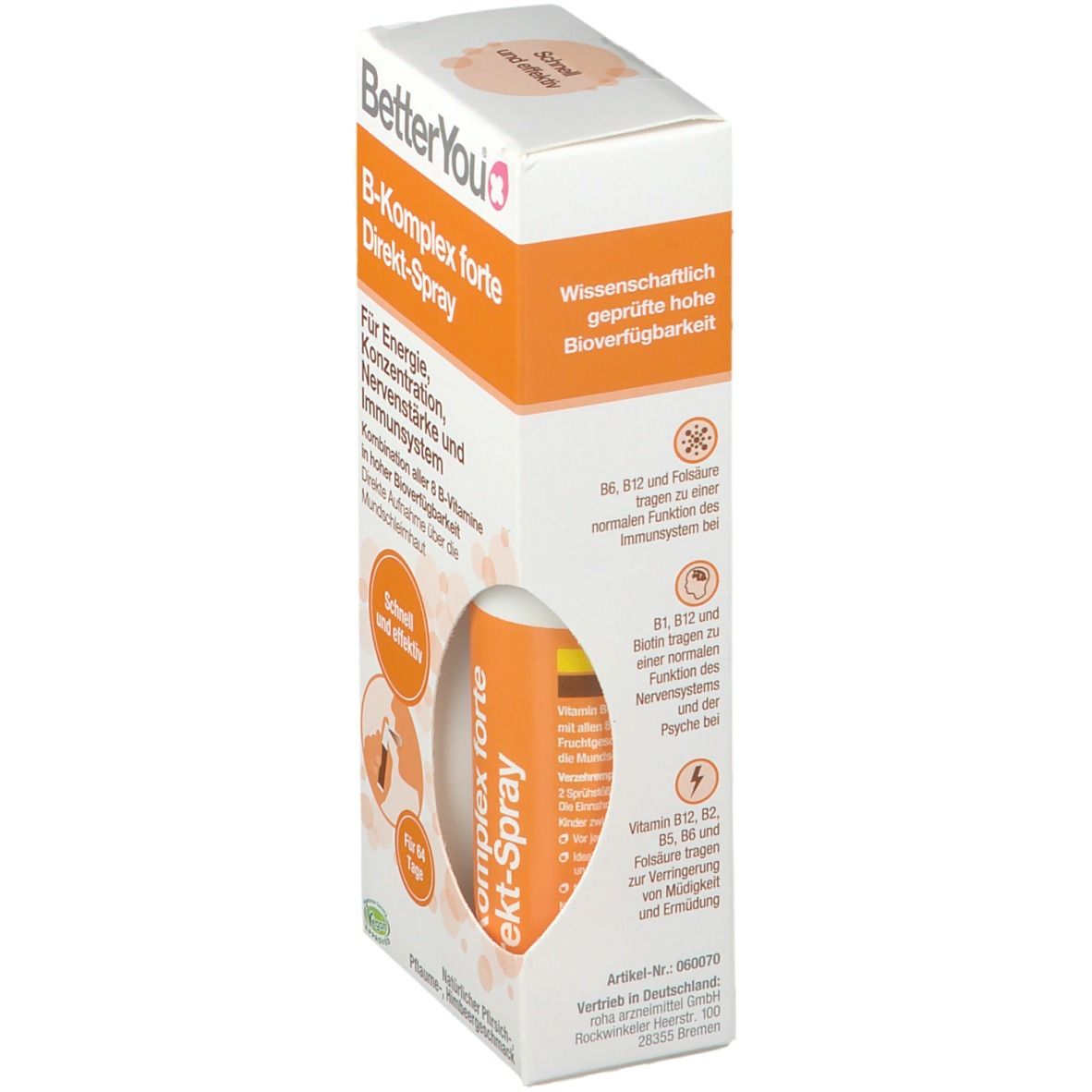 BetterYou® B-Komplex forte Direkt-Spray