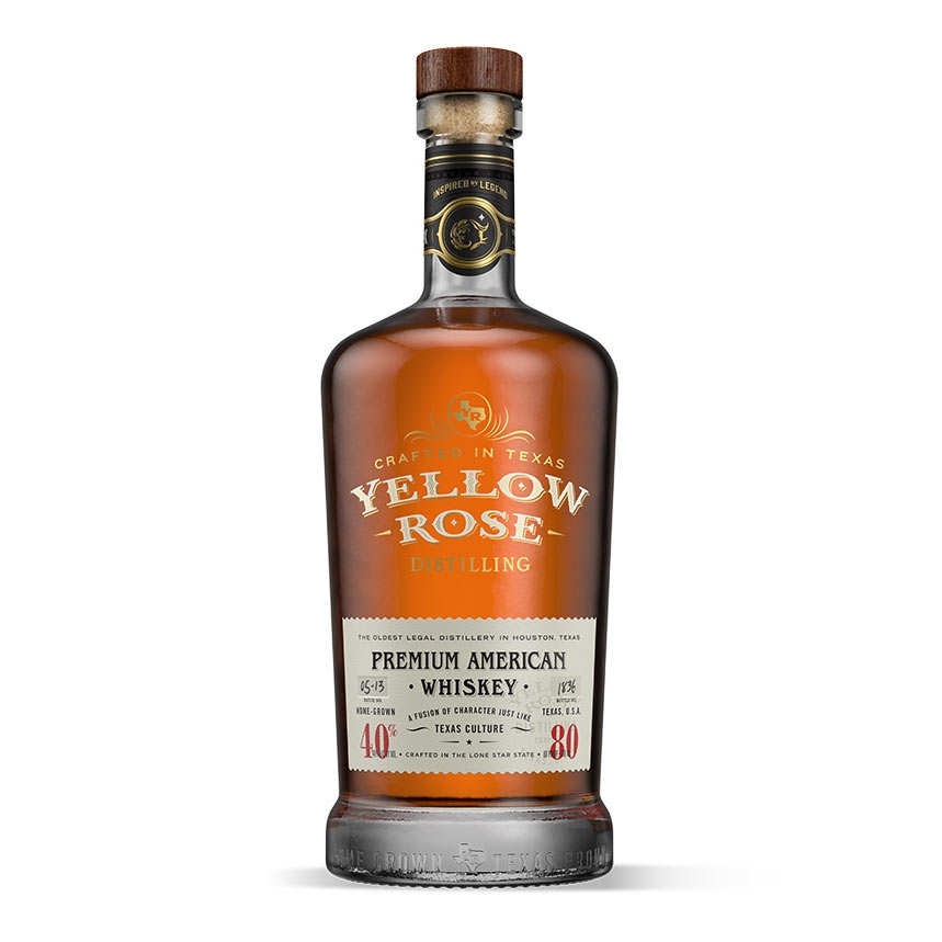 Yellow Rose Premium American Whiskey - Whisky Américain 40% - Yellow Rose