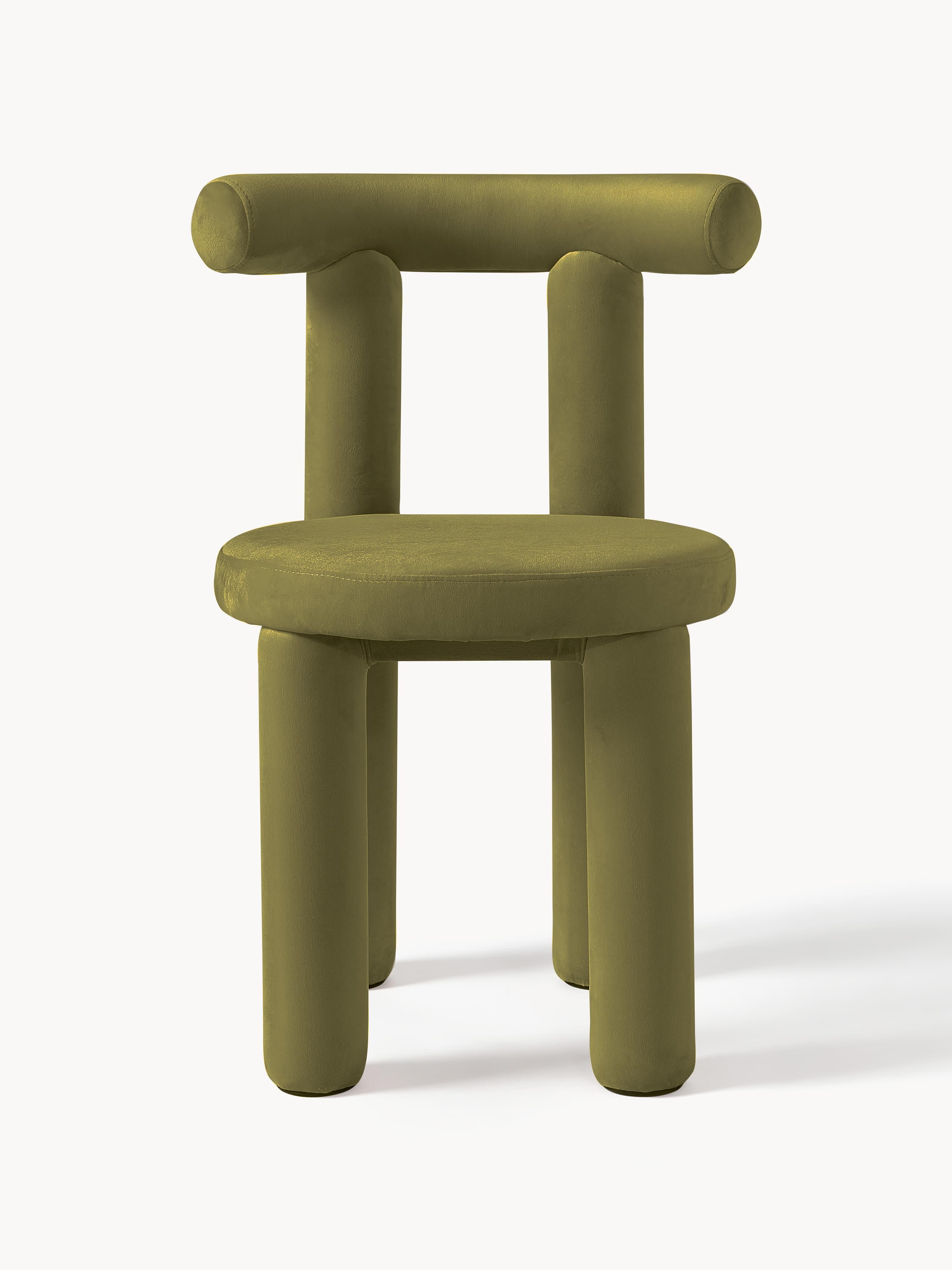 Fluwelen stoel Calan