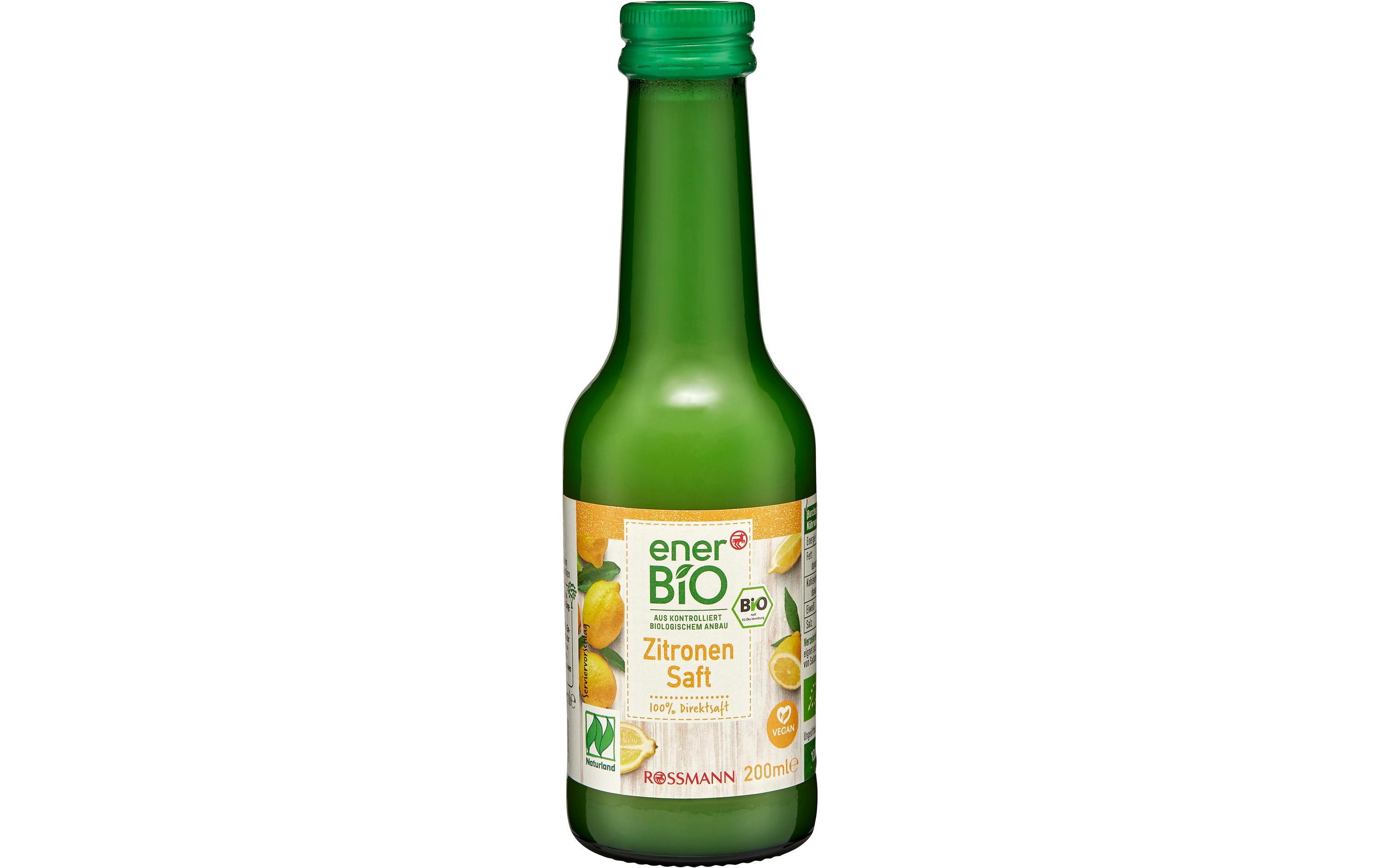 Bio Zitronensaft 200 mlErfrischend-säuerlicher Saft aus Zitronen