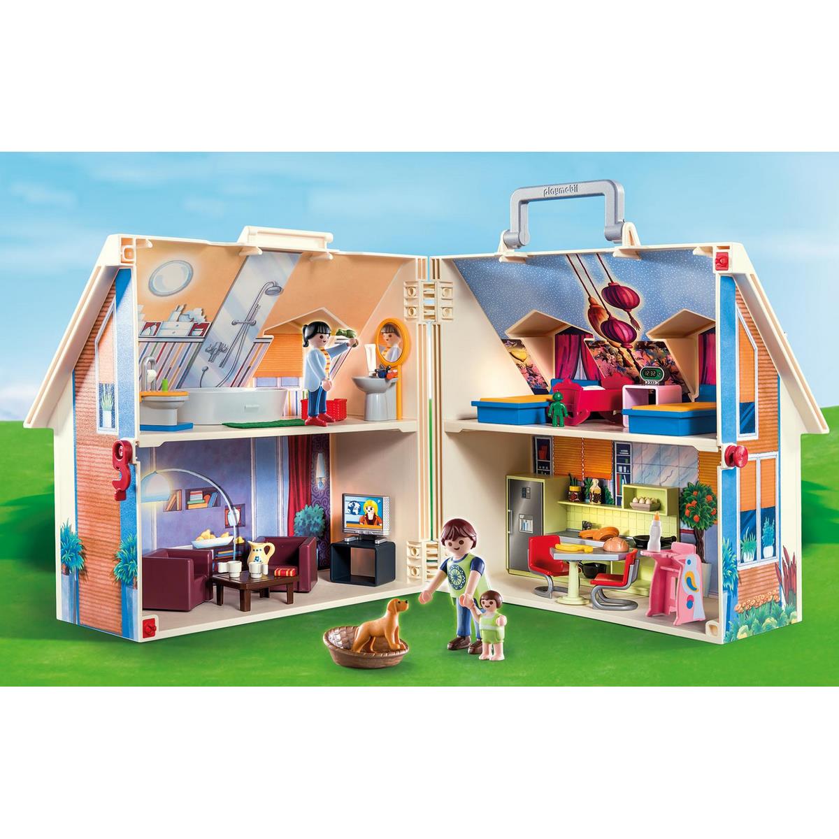 Maison transportable Playmobil Dollhouse 70985