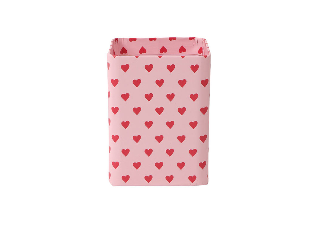 PORTA LÁPIS AUCHAN PAPEL FANCY LOVE