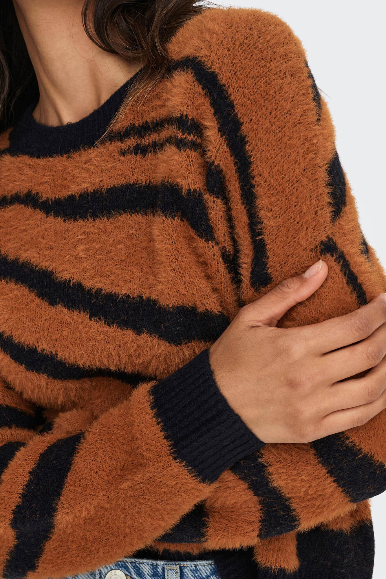 Suéter de malha jacquard