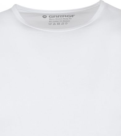 Garage Basic Longsleeve T-Shirt Stretch Wit 0208-930 kopen