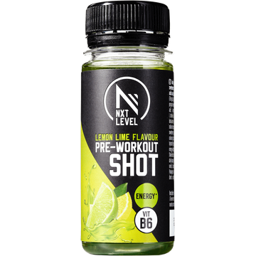 NXT Level Lemon Lime Flavour Pre-Workout Shot 60 ml