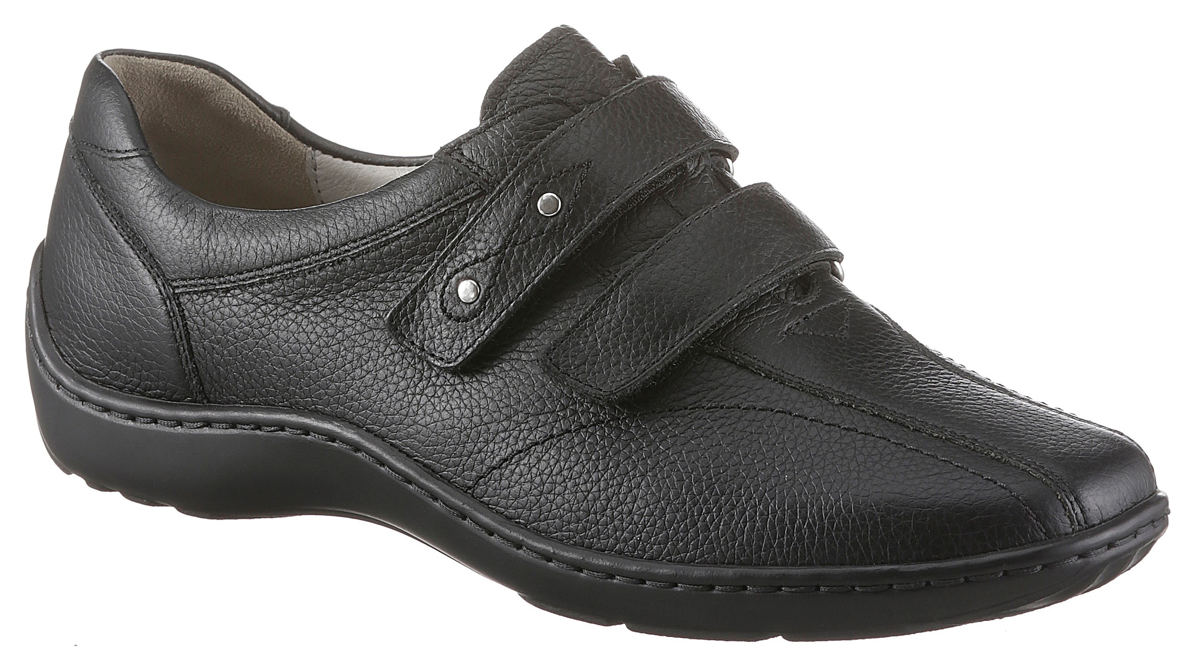 Waldläufer Klettschuh »HENNI«  Bequemschuh, Slipper mit abgepolstertem Schaftrand und Komfortweite H