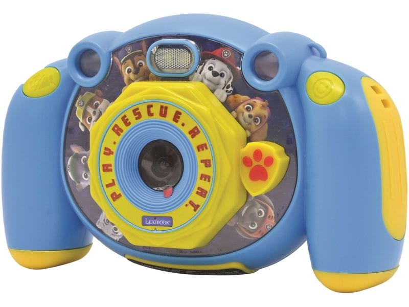 Lexibook Kinderkamera Paw Patrol Blau/Gelb Funktionsreiche Kamera für junge Abenteurer und angehende Fotografen