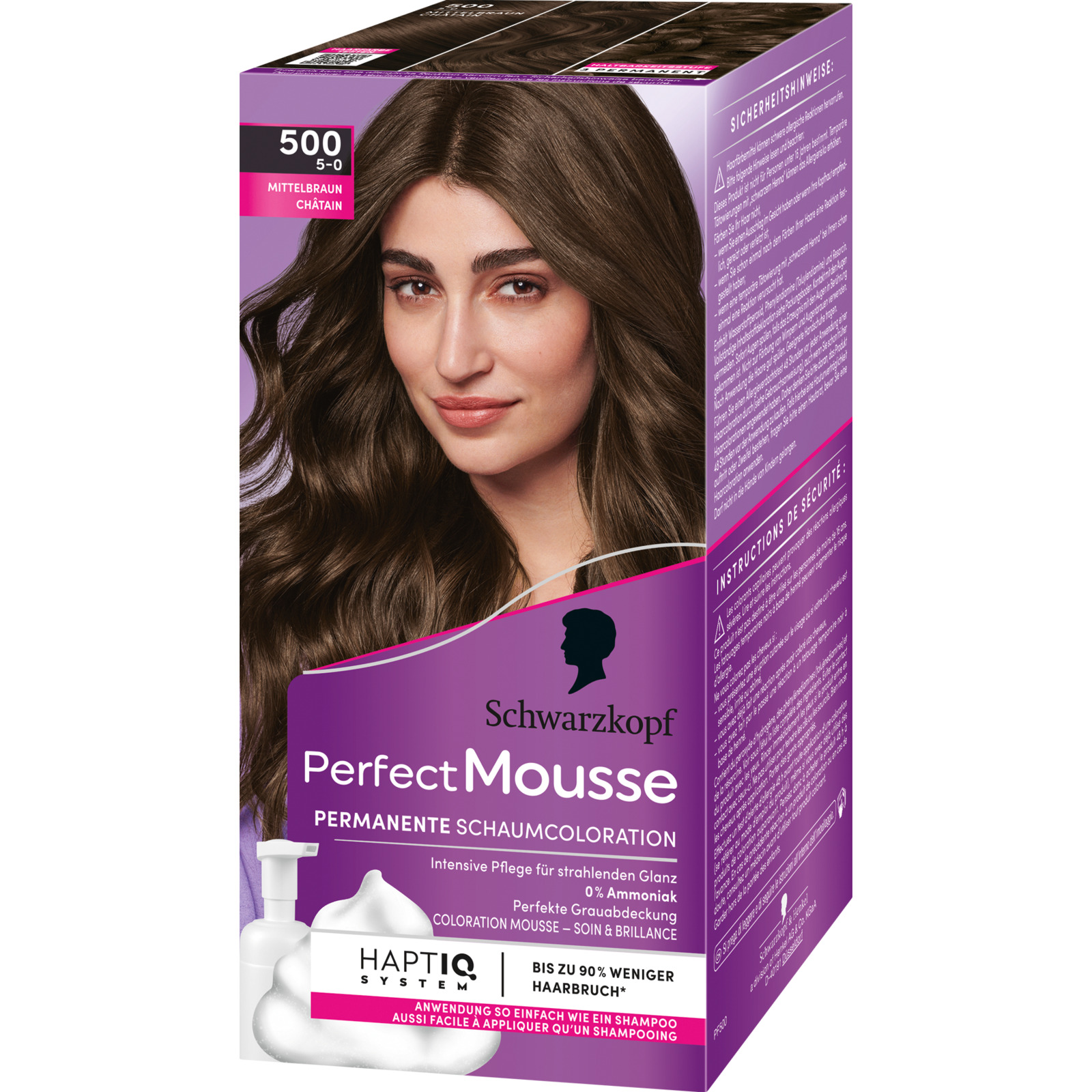 Perfect Mousse 500 Mittelbraun