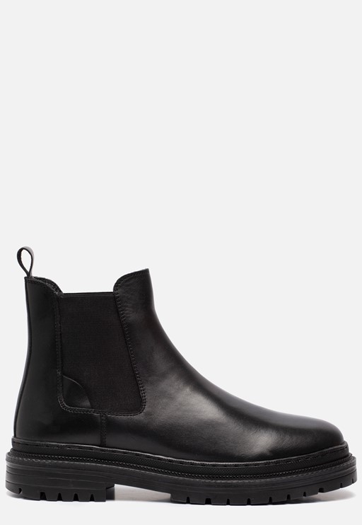 Vertice Chelsea boots zwart Leer