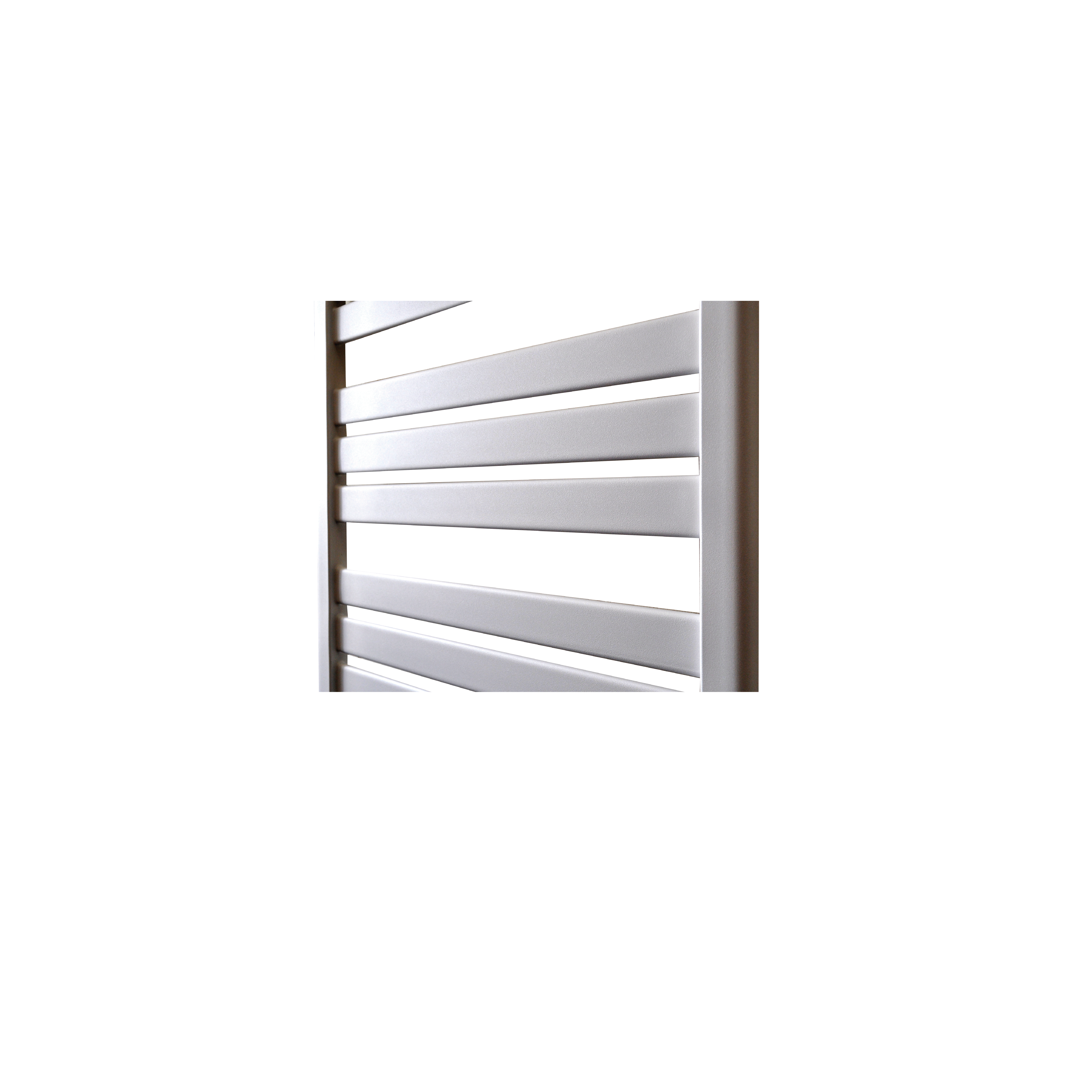 Sanicare Moda elektrische radiator 60x160cm wit mat met afstandsbediening en thermostaat zwart rechtsonder