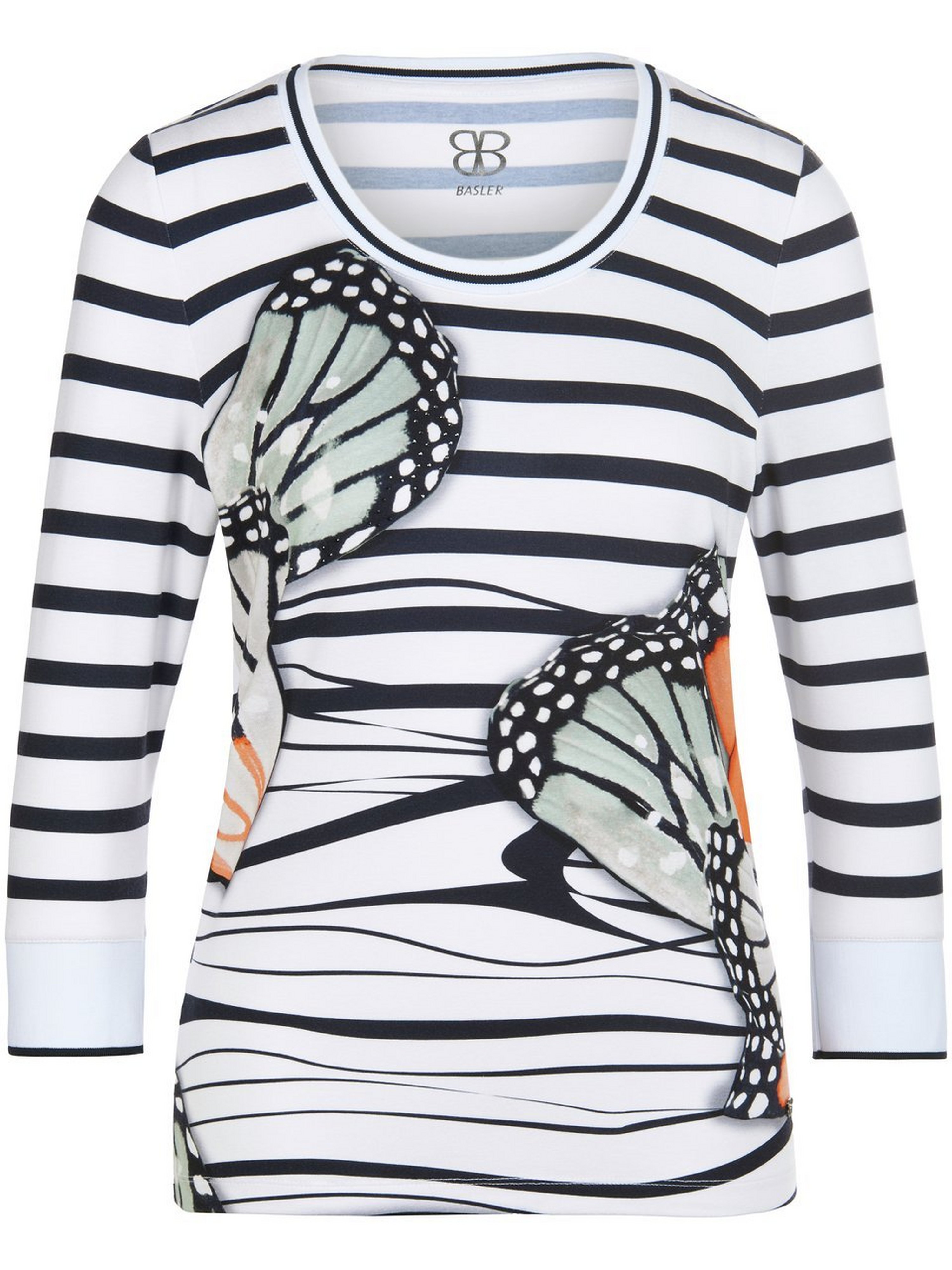 Ringel-Shirt mit 3/4-Arm