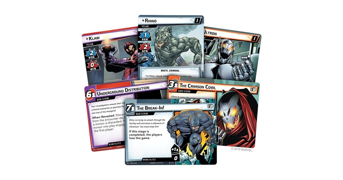 AsmodeeMarvel Champions: The Card Game Kaartspel  (Engels, 1 - 4 spelers, 45 - 90 minuten, Vanaf 14 jaar)