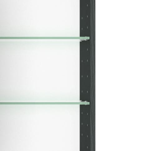 Waschtischkombi Bregenz grau B/H/T 100x200x47 cm