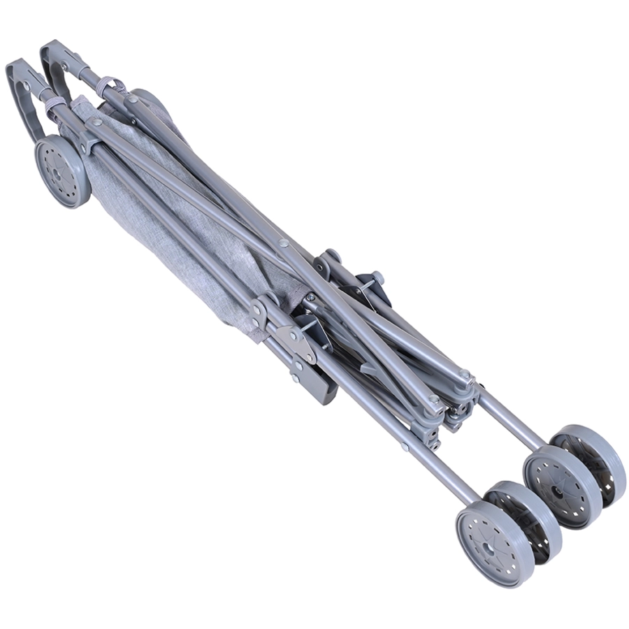 knorr toys® Puppenbuggy Sim - blue flowers