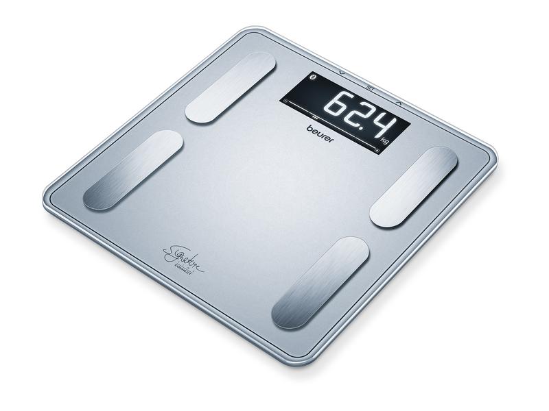 Beurer Körperanalysewaage BF 405 Signature Line, Silber Diagnosewaage