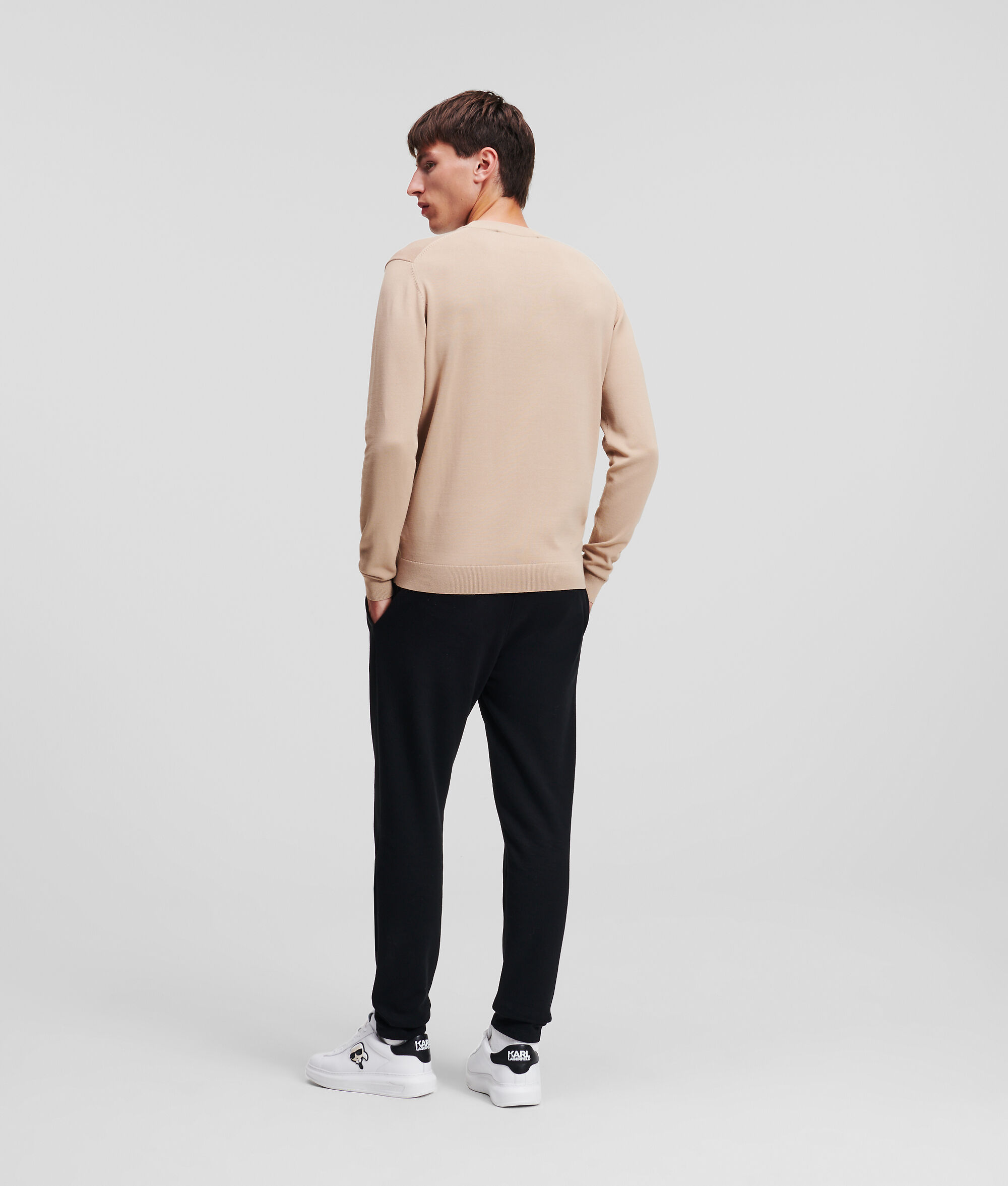 Pull à logo en tricot