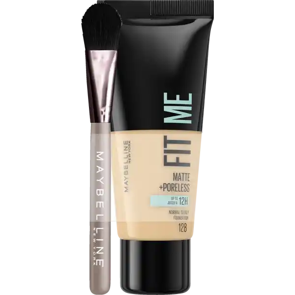 Fit ME! Matte + Poreless Foundation 128 Warm Nude