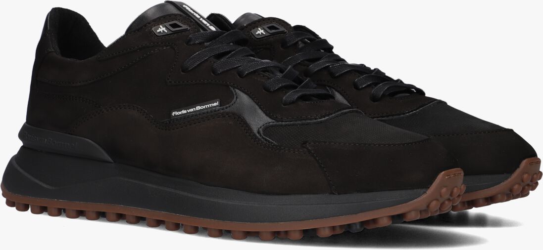 FLORIS VAN BOMMEL zwarte floris van bommel lage sneakers sfm-10082