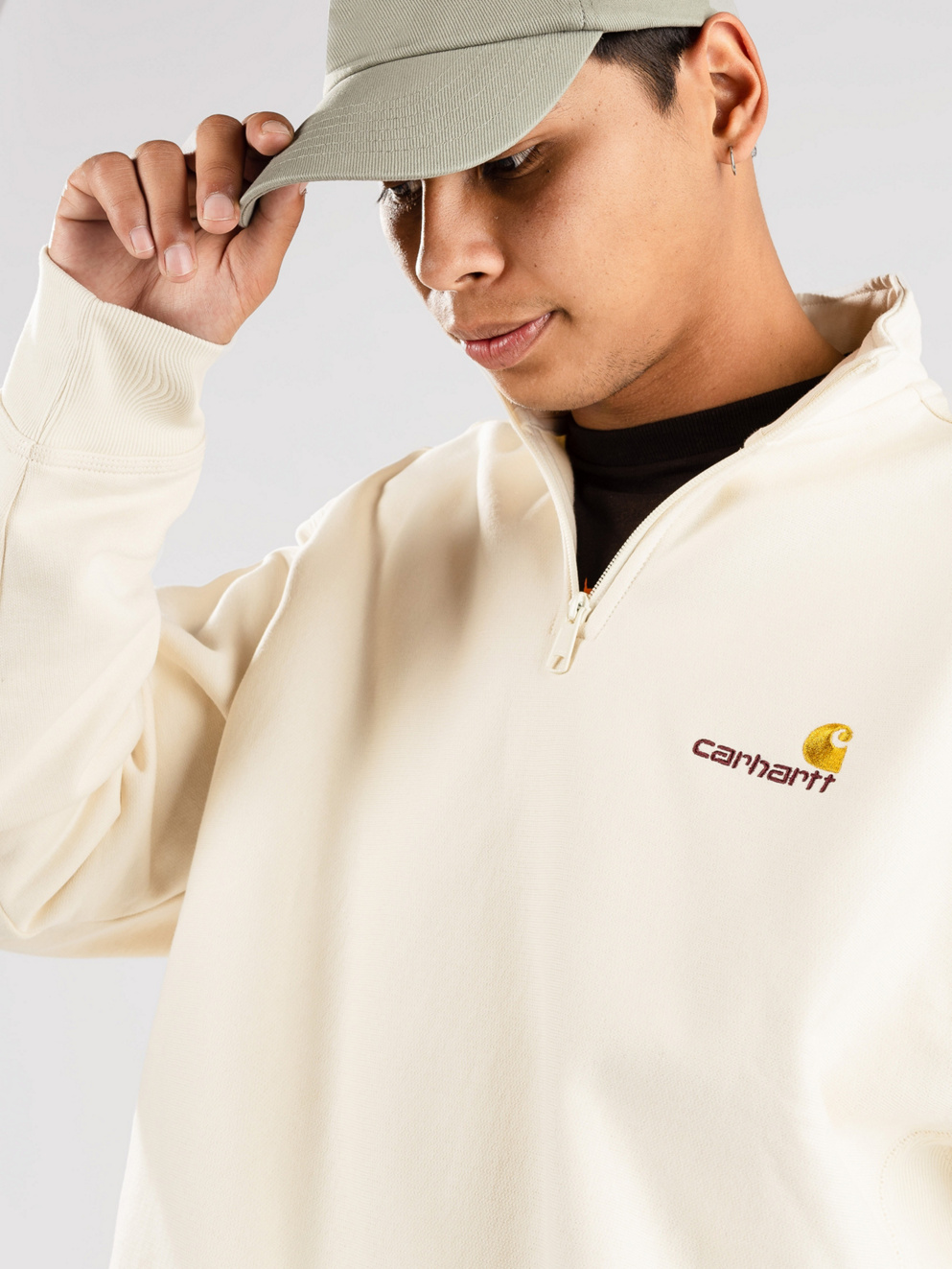 Afends Crops Hemp Baseball Cap olive