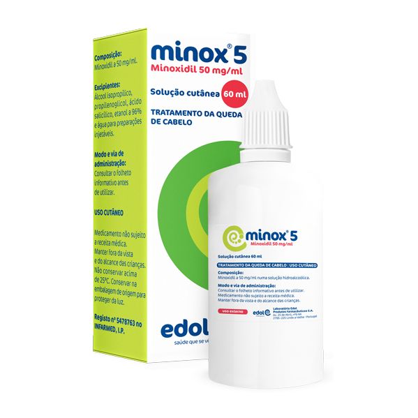 Minox Antiqueda Solução Cutânea 5% 60ml
