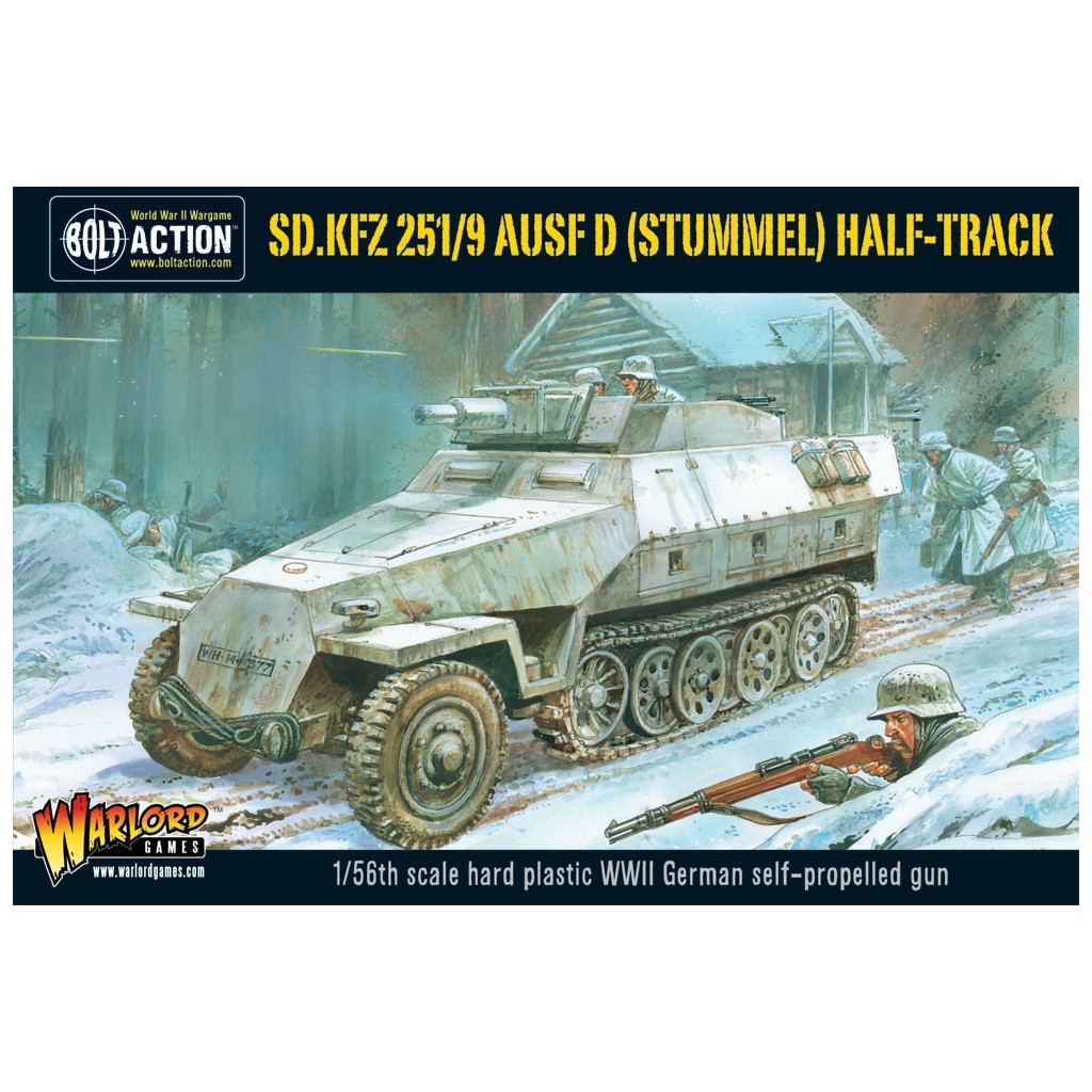 Bolt Action - German - Sd.Kfz 251/9 Ausf D (Stummel) half-track