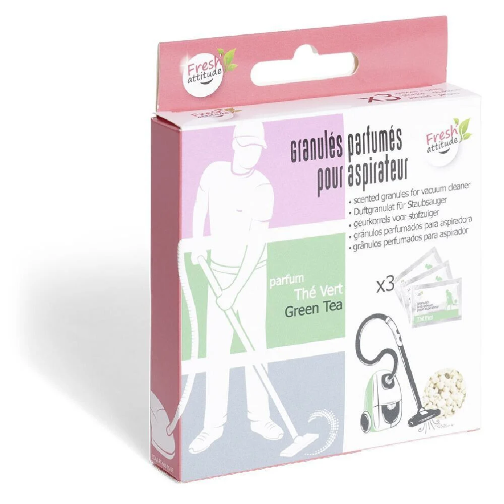 Désodorisant pour aspirateur Perlite senteur thé vert