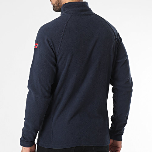 Sweat Zippé Polaire Bleu Marine