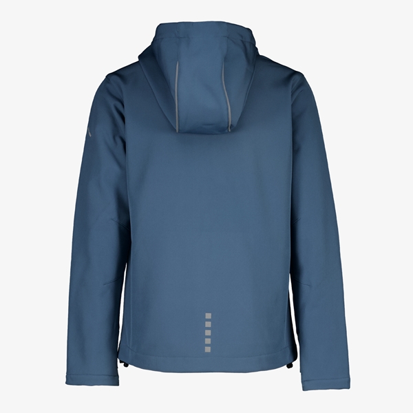 Mountain Peak kinder softshell jas blauw