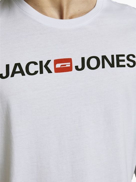 JACK & JONES T-Shirt Weiss