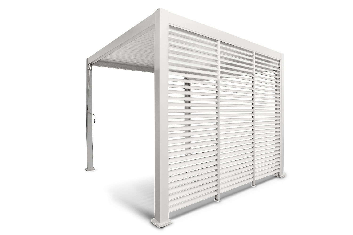 Novum Mirador 3M 93 x 238,25 Louvre Shutter Paneel - White