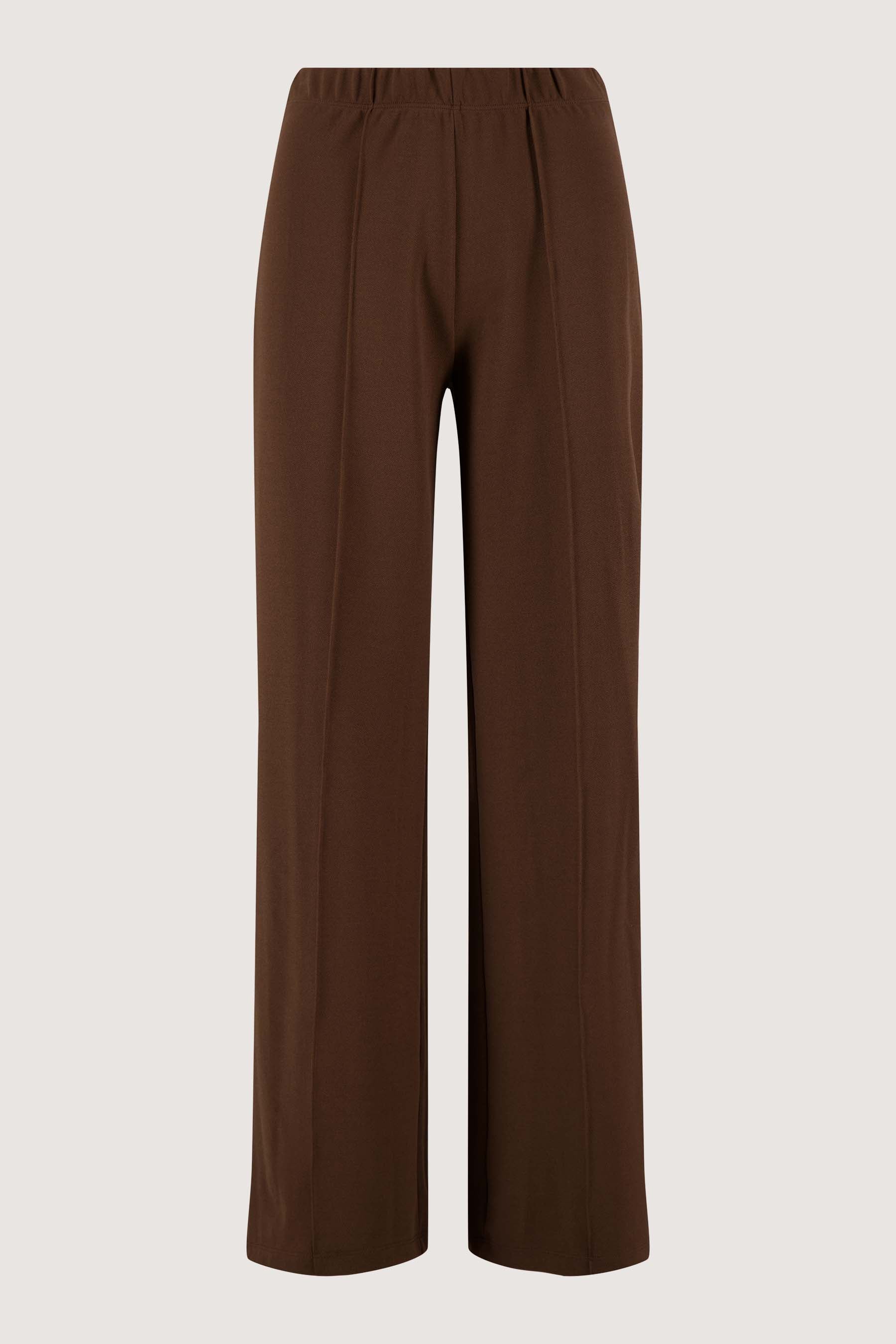 stretch broek met naad