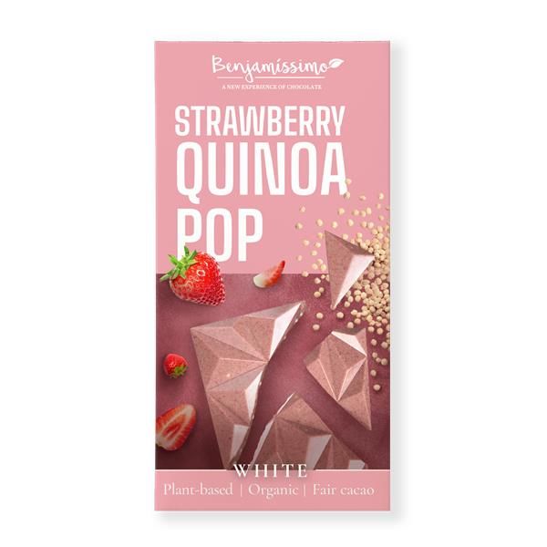 Tablete Biológica Com Morango E Quinoa Tufada