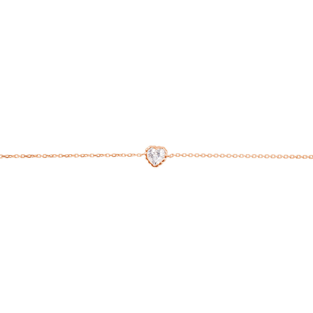 Bracelet Kadidjatou Or Rose Oxyde De Zirconium