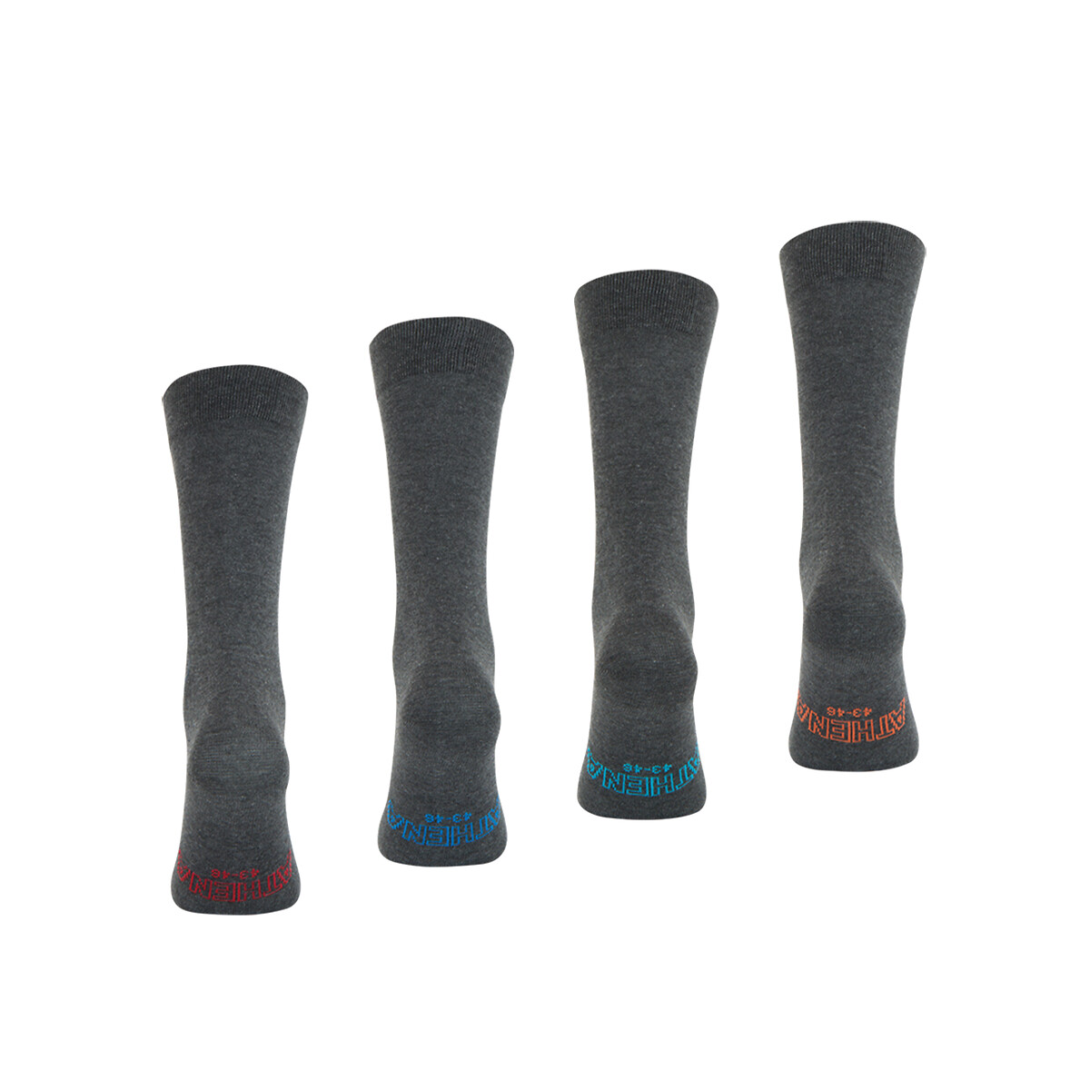 ATHENA<br>Conjunto de 4 pares de meias lisas
